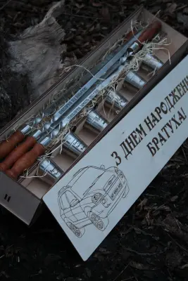 Дерев’яний тубус для чарок