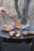 Rebernia Charcoal Grill with Rotating Grates, 70 cm