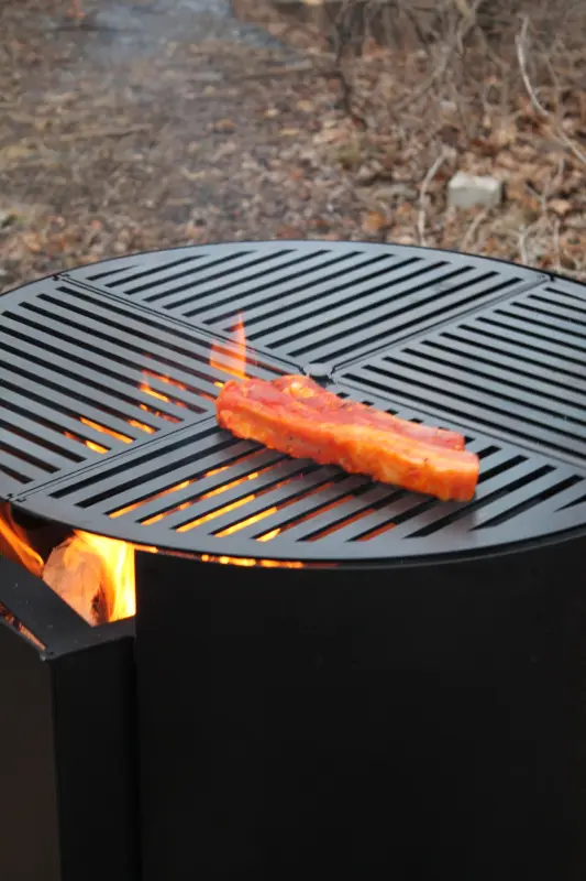 Rebernia Charcoal Grill with Rotating Grates, 70 cm
