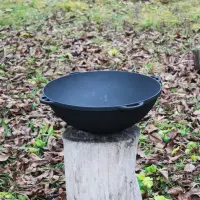 Asian Cast Iron Kazan 30 L without Lid