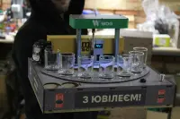 Автоматичний наливатор АЗС із друком на 4 чарки