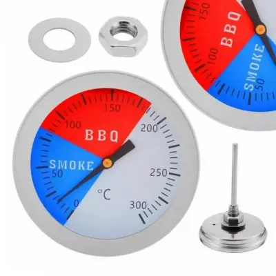 Аналоговий термометр для коптильні 0–300 °C
