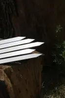 Шампур для люля-кебабу AISI 430, 650×20×2,5 мм, металева ручка