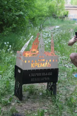 Розпалювач для вугілля та дров «Палаючий Кремль», 3 шайби