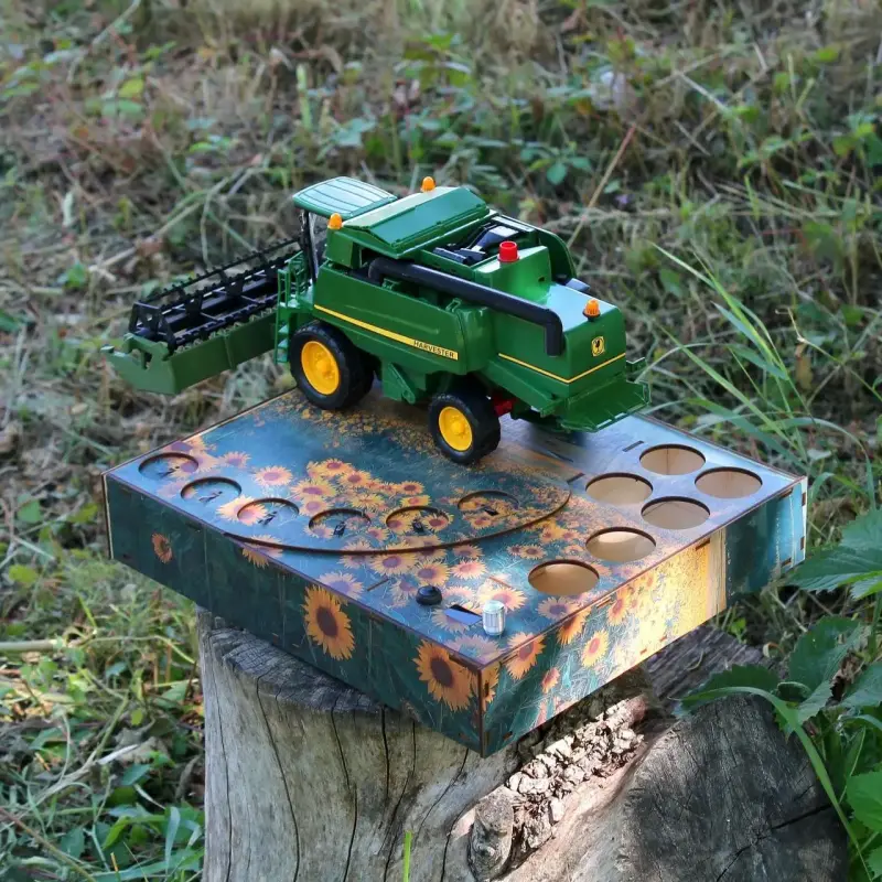 Автоматический наливатор-комбайн John Deere с пшеничной жаткой на 6 рюмок