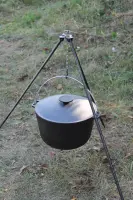 Detachable Cauldron Tripod, 12 mm Steel Rod
