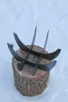 Сталева підставка з пластин для казана та сковороди 30×15 см, 3 мм