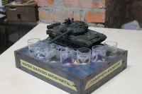 Автоматичний наливатор Танк Т-72 на 4 чарки
