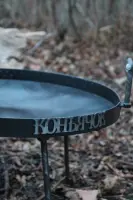 Raised stainless steel decoration for 40 cm disk-pan lid