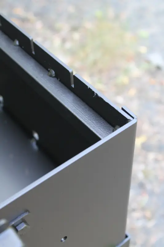 Kvadrat Collapsible Steel Brazier for 8 Skewers, 3 mm