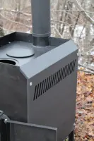 Печь-буржуйка на дровах с варочной поверхностью 46×52×75 см