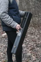 Набір для гриля «Карпатський» у дерев’яному кейсі з 6 шампурами та мангалом-рамкою