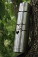 Термос із нержавіючої сталі 750 мл з гравіюванням